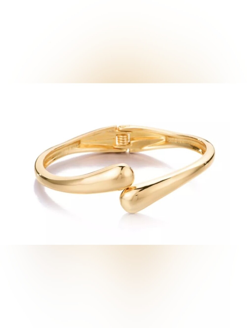 Adornia Gold Plated Overlapping Bands Cuff